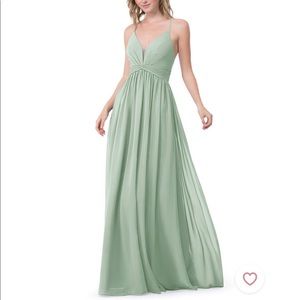 Azazie Asria Bridesmaid Dress NWT (Agave)